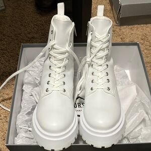 Thursday Dolce (White) Vegan Leather